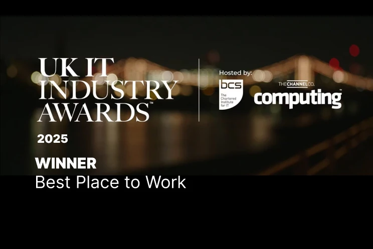 UK IT Industry Awards 2025 Winner Best Place to Work