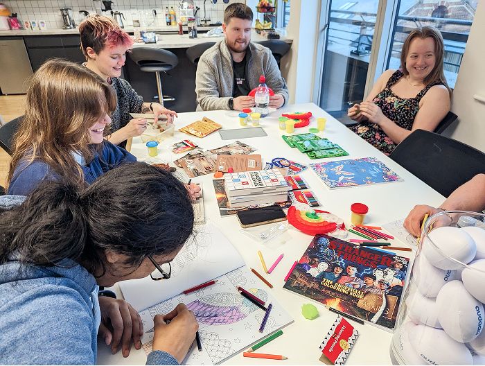 Audacia colleagues spending time together