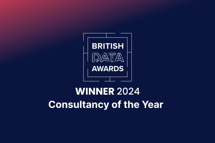 British Data Awards 2024 Finalist award