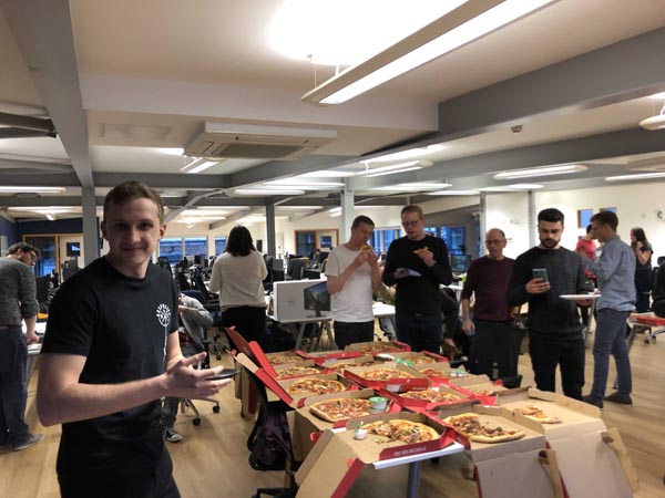 Pizza Office Party